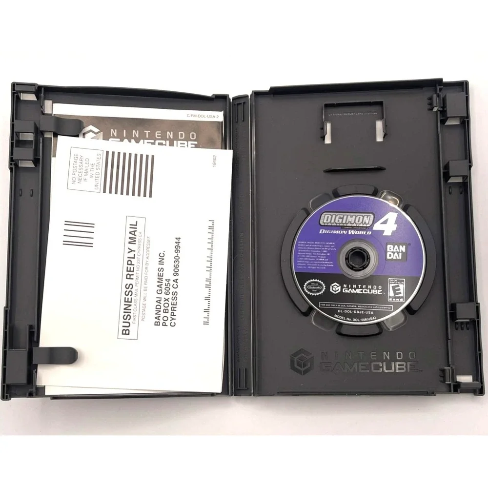 Digimon World 4 (Nintendo GameCube, 2005) NO MANUAL